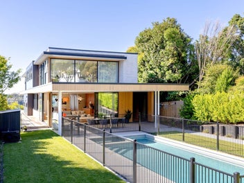 Architectural Masterpiece Overlooking Hobson Bay