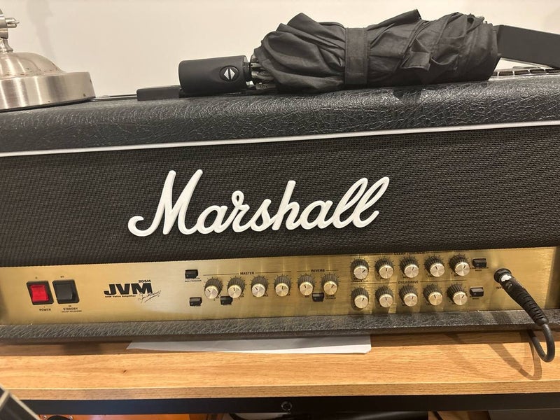 Marshall JVM 205H 50-Watt Valve Amplifier Head - Excellent Condition Carousel 1