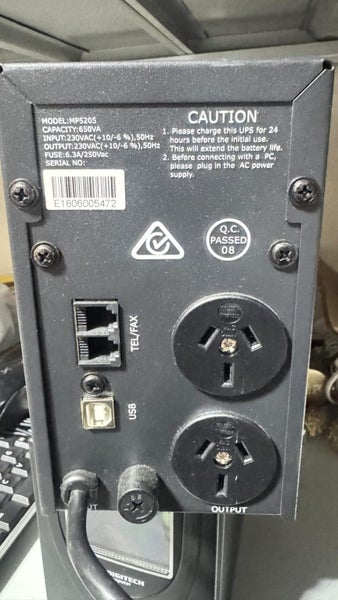 Digitech 650VA/390W Line Interactive UPS with LCD and USB Carousel 2