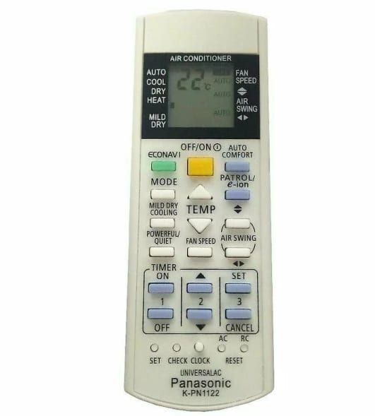 New Replacement Universal Panasonic Air conditioner Remote Control - New Carousel 1