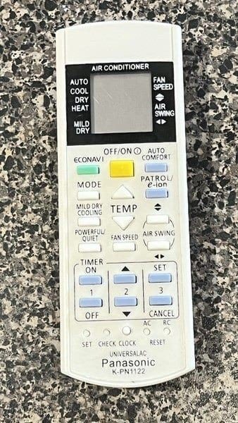 New Replacement Universal Panasonic Air conditioner Remote Control - New Carousel 2