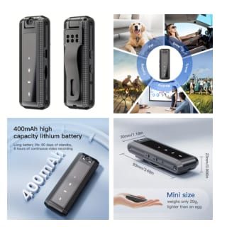 Mini Portable and Wearable Camera - New Carousel 1