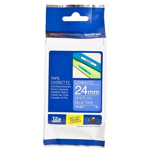 Brother Compatible TZc551 24mm TZ Tape Black on Blue - New Carousel 1