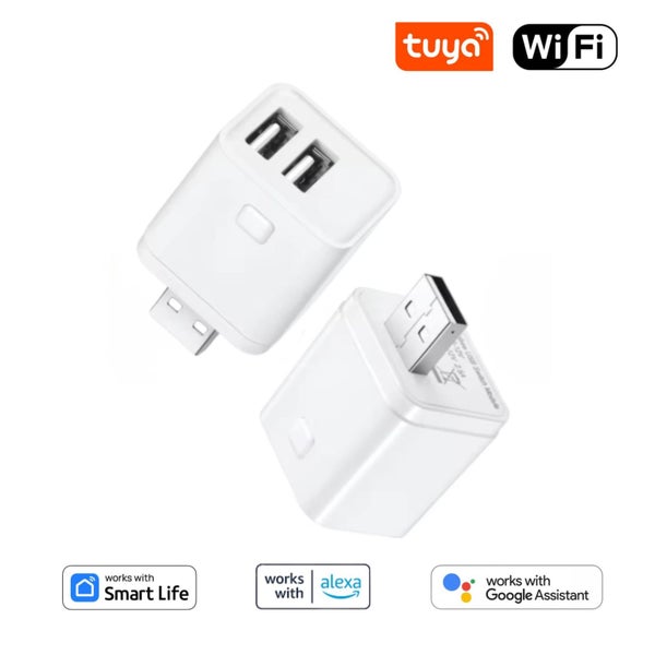 Tuya Smart WiFi 2CH USB Adaptor Switch 5V Mini - New Carousel 1