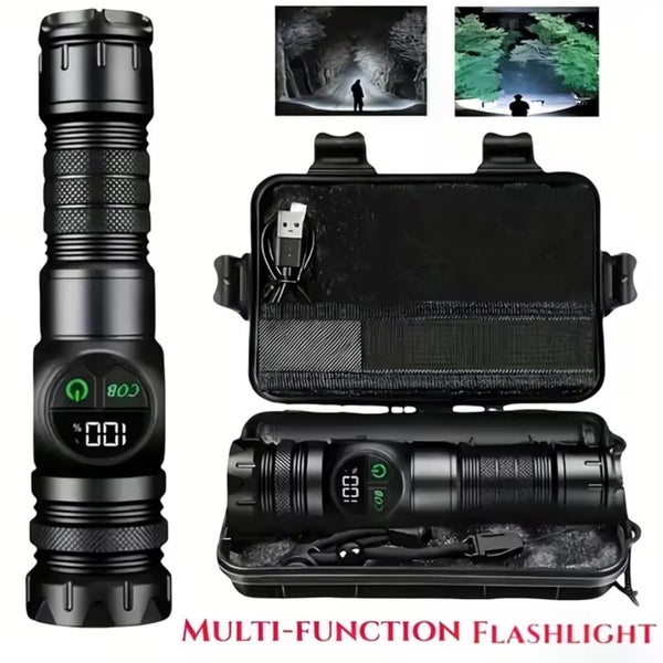 Multifunctional Rechargeable Flashlight with Elegant Case - New Carousel 1