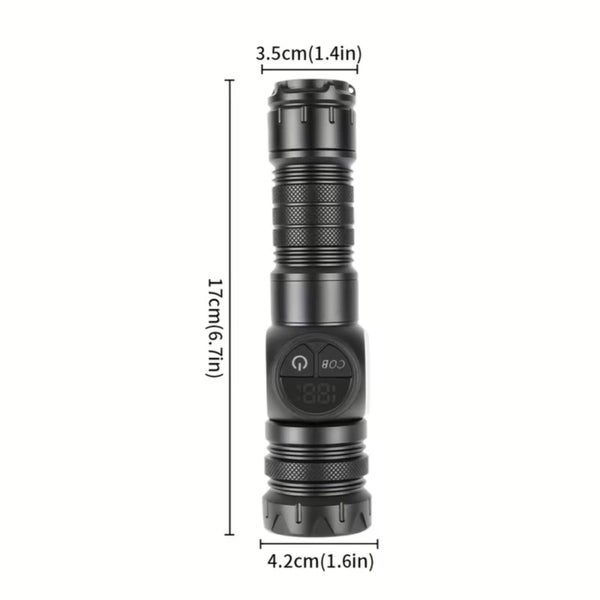 Multifunctional Rechargeable Flashlight with Elegant Case - New Carousel 2