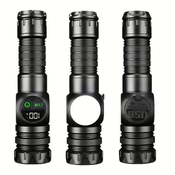 Multifunctional Rechargeable Flashlight with Elegant Case - New Carousel 3