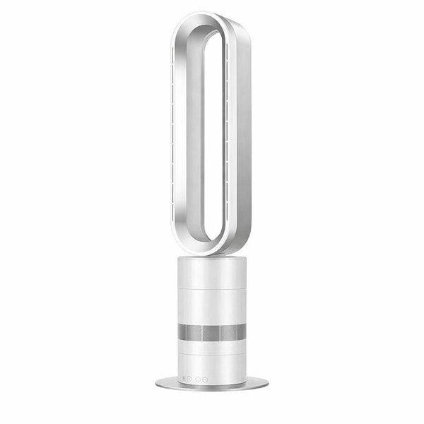 Hot and Cold Bladeless Fan -White/Silver Carousel 1