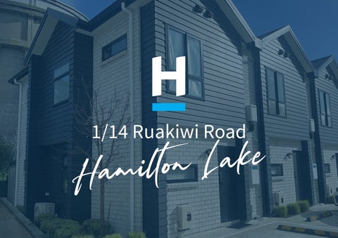 1/14 Ruakiwi Road, Hamilton Lake, Hamilton
