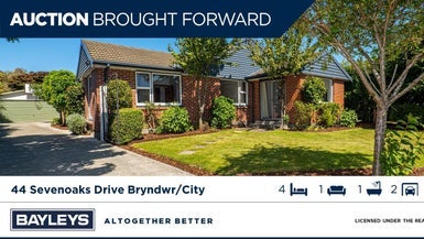 44 Sevenoaks Drive, Bryndwr, Christchurch