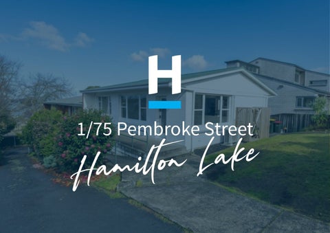 1/75 Pembroke Street, Hamilton Lake, Hamilton