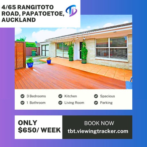 4/65 Rangitoto Road, Papatoetoe, Auckland