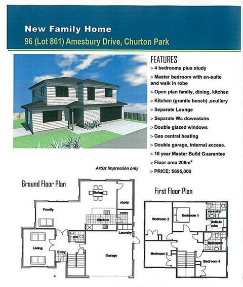 96 Amesbury Drive, Churton Park, Wellington
