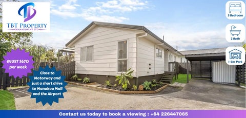 1/6 Trounson Avenue, Clendon Park, Auckland
