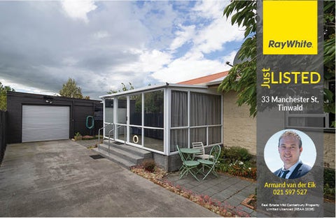 33 Manchester Street, Tinwald, Ashburton