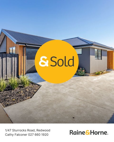 1/47 Sturrocks Road, Redwood, Christchurch