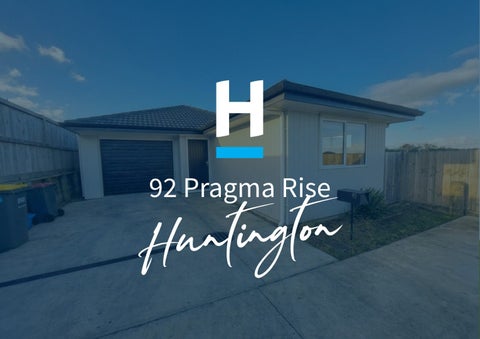 92 Pragma Rise, Huntington, Hamilton