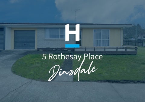 5 Rothesay Place, Dinsdale, Hamilton