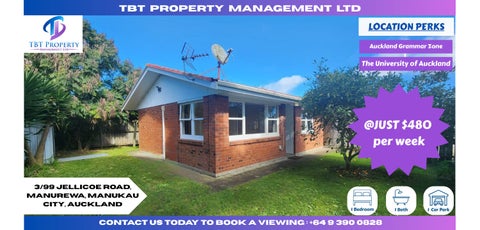 3/99 Jellicoe Road, Manurewa, Auckland