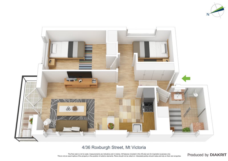 4/36 Roxburgh Street, Mount Victoria, Wellington - Carousel 14