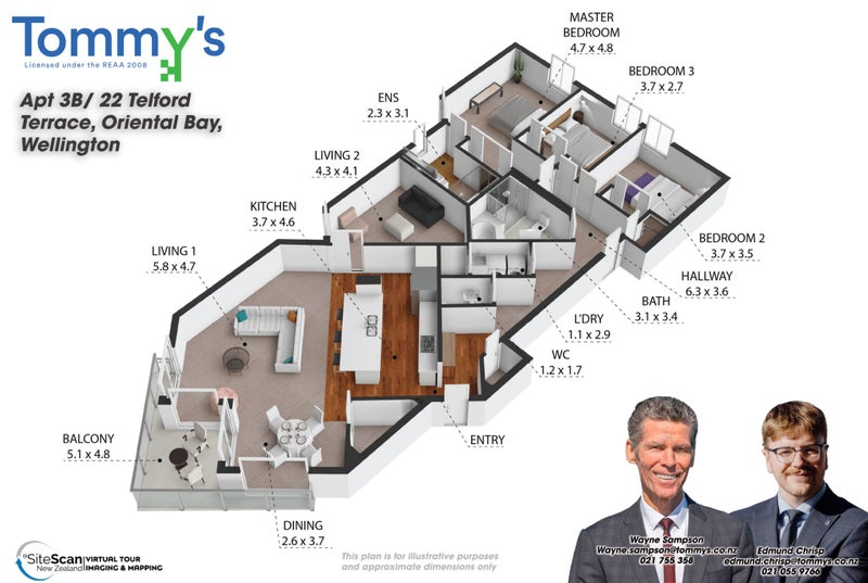 3B/22 Telford Terrace, Oriental Bay, Wellington - Carousel 25