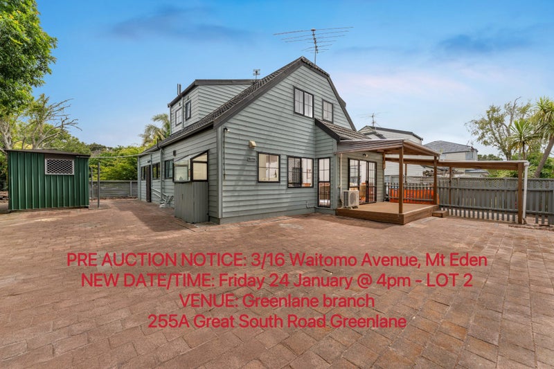 3/16 Waitomo Avenue, Mount Eden, Auckland - Carousel 1