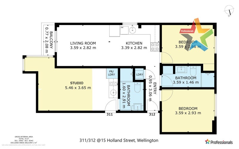 312/15 Holland Street, Te Aro, Wellington - Carousel 17