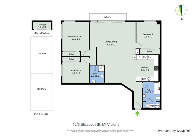 12/6 Elizabeth Street, Mount Victoria, Wellington - Carousel 13