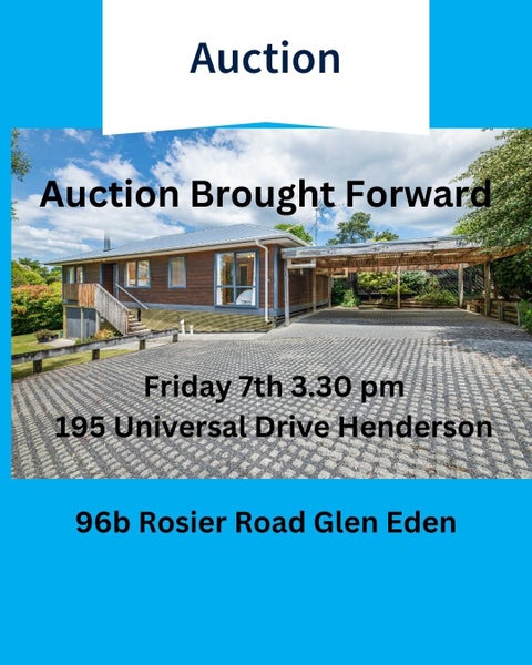 96B Rosier Road, Glen Eden, Auckland - Carousel 1