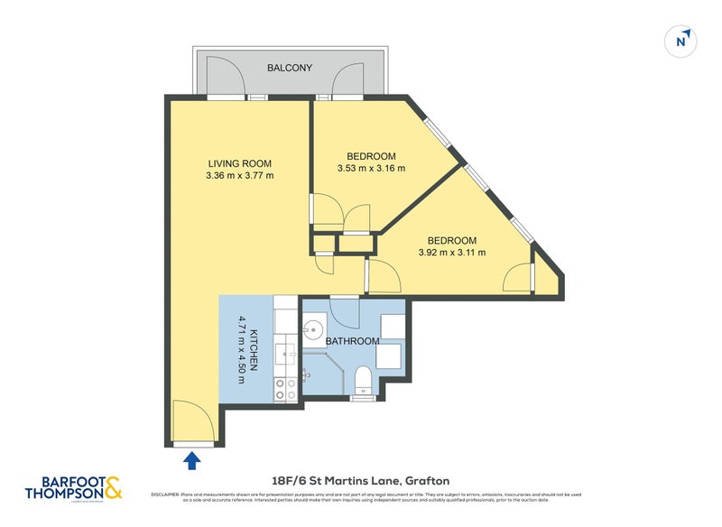 18F/6 St Martins Lane, Grafton, Auckland - Carousel 10