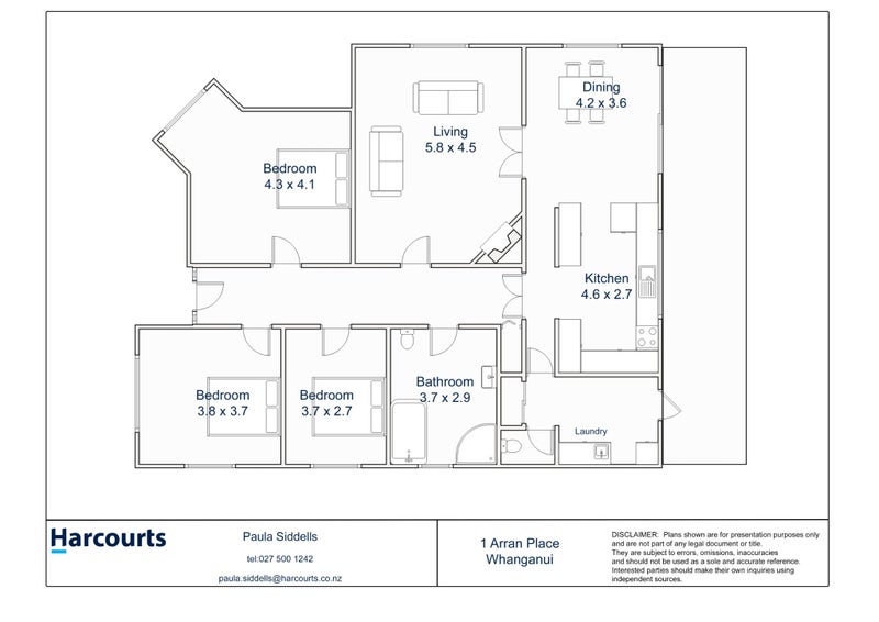 1 Arran Place, Aramoho, Whanganui - Carousel 21
