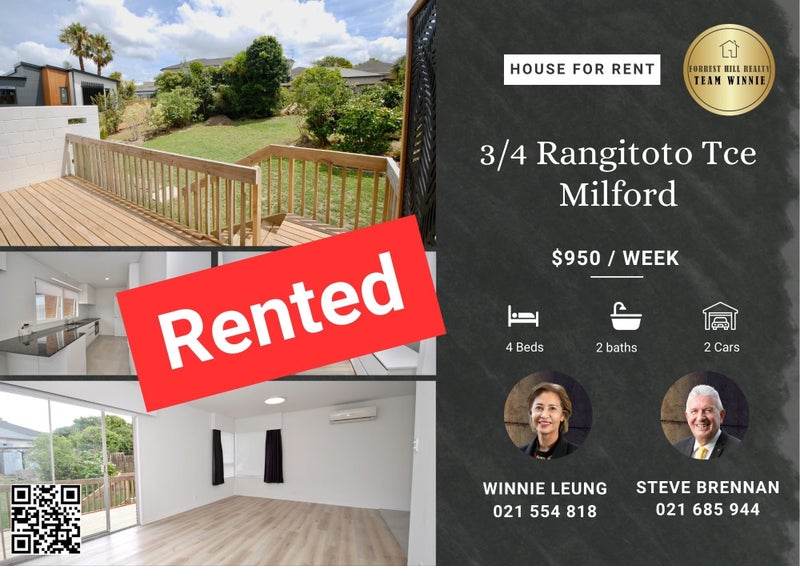 3/4 Rangitoto Terrace, Milford, Auckland - Carousel 1