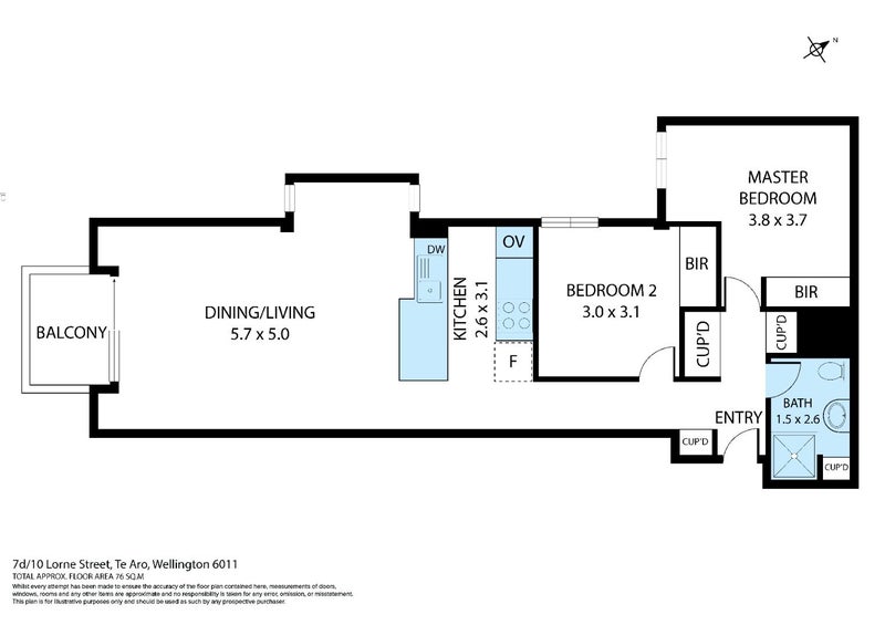 7D/10 Lorne Street, Te Aro, Wellington - Carousel 13