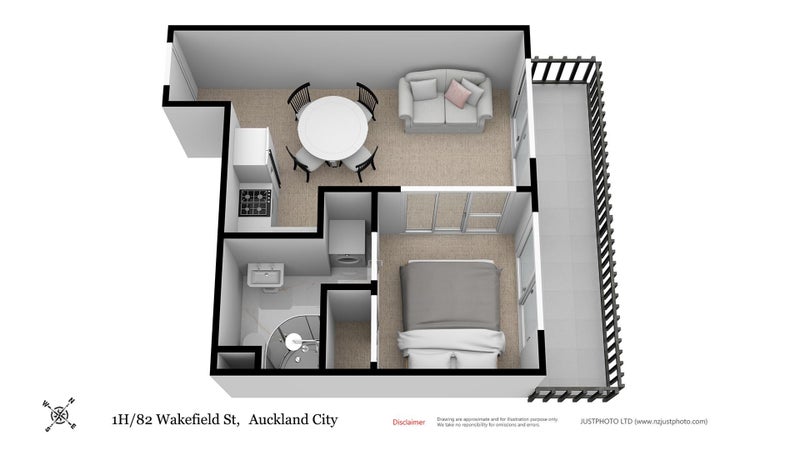 1H/82 Wakefield Street, Auckland Central, Auckland - Carousel 13