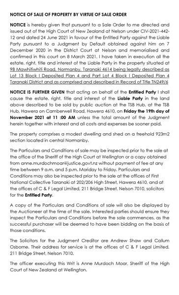 9B Mawhitiwhiti Road, Normanby, Hawera - Carousel 4