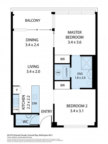 30/370 Oriental Parade, Oriental Bay, Wellington - Carousel 13