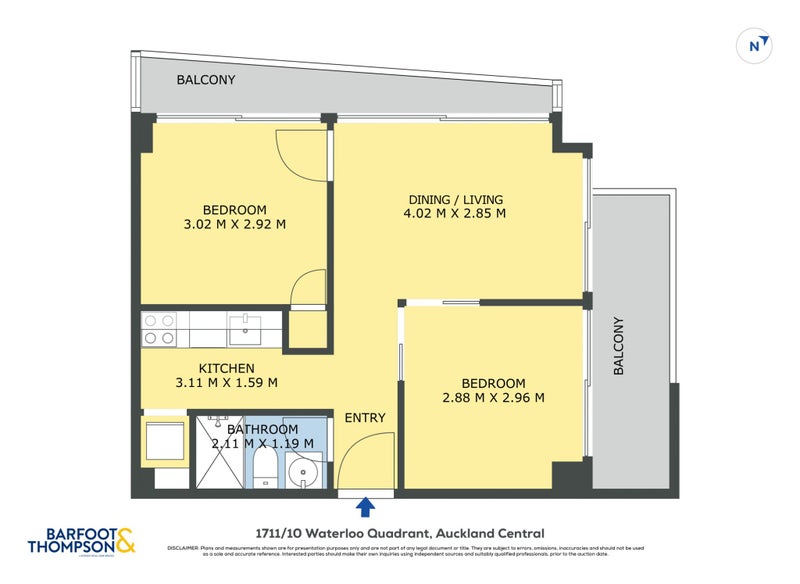 1711/10 Waterloo Quadrant, Auckland Central, Auckland - Carousel 16