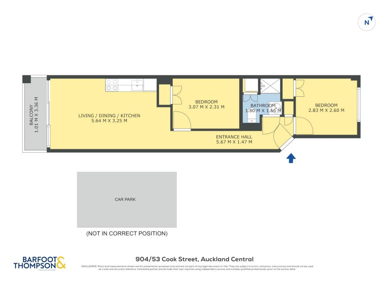 904/53 Cook Street, Auckland Central, Auckland - Carousel 15