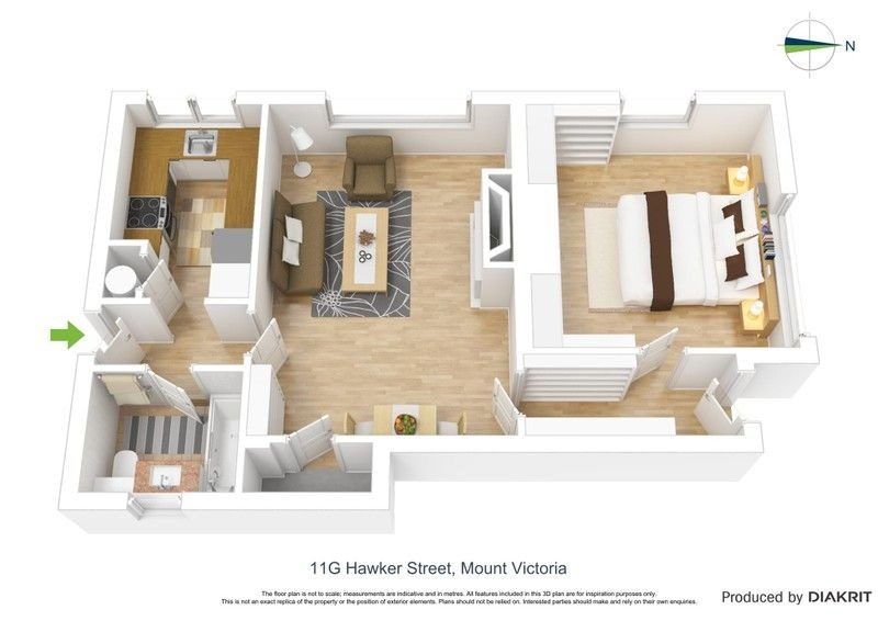 11G Hawker Street, Mount Victoria, Wellington - Carousel 17