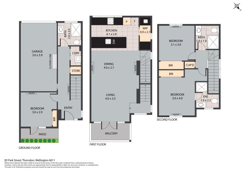 3D Park street, Thorndon, Wellington - Carousel 17