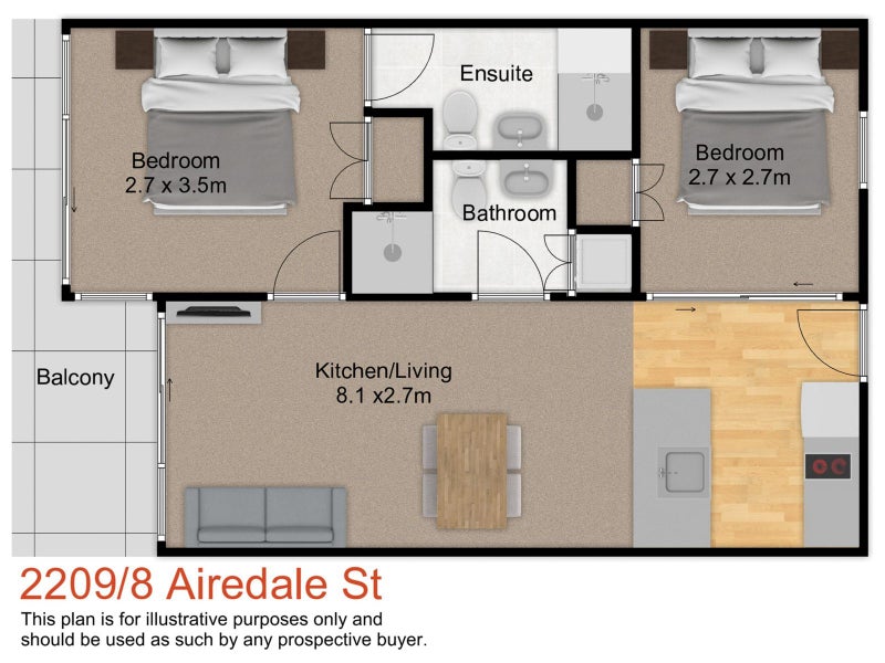 2209/8 Airedale Street, City Centre, Auckland - Carousel 11