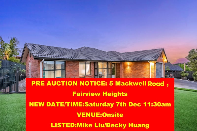 5 Mackwell Road, Fairview Heights, Auckland - Carousel 1