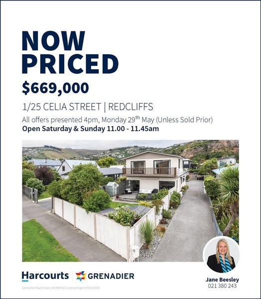 1/25 Celia Street, Redcliffs, Christchurch - Carousel 23