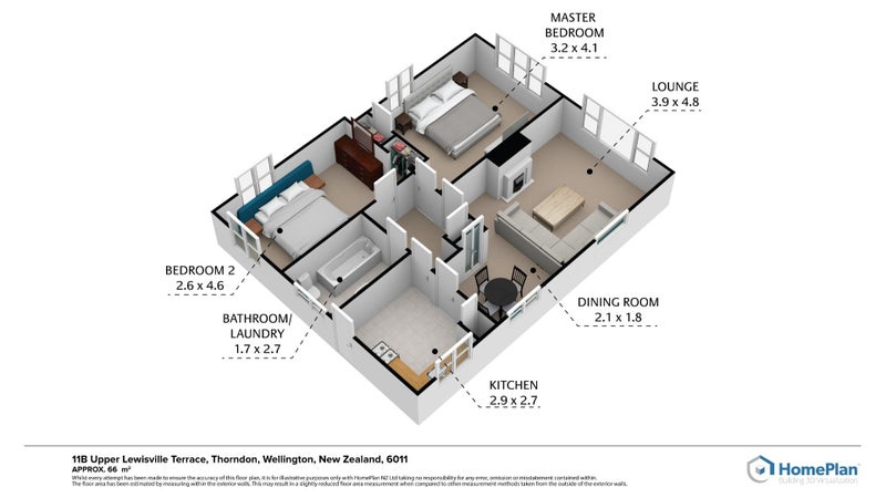 11B Upper Lewisville Terrace, Thorndon, Wellington - Carousel 11