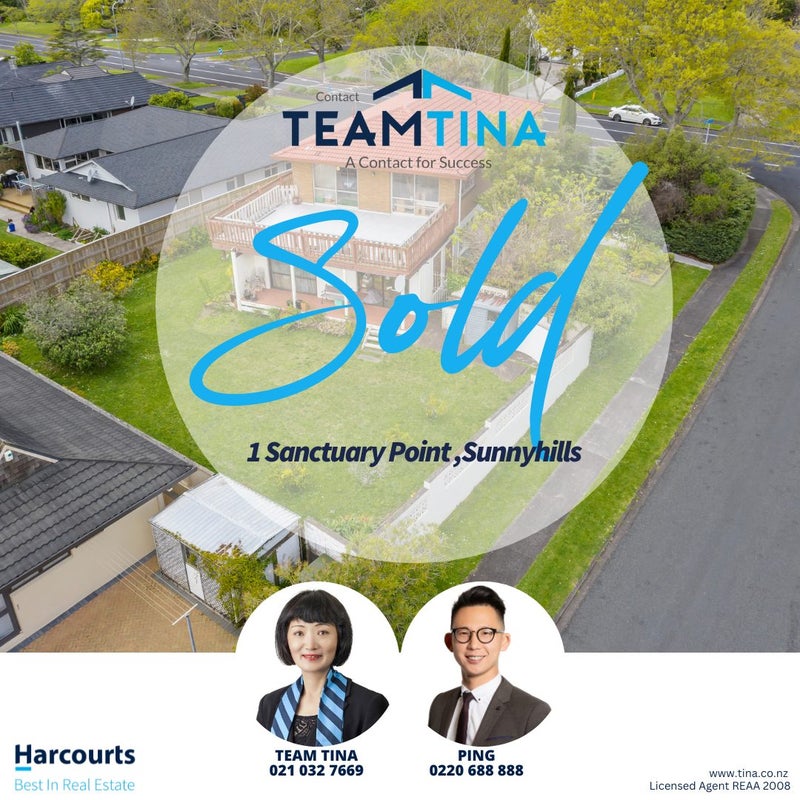 1 Sanctuary Point, Sunnyhills, Auckland - Carousel 1