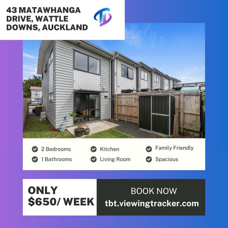 43 Matawhanga Drive, Wattle Downs, Auckland - Carousel 1