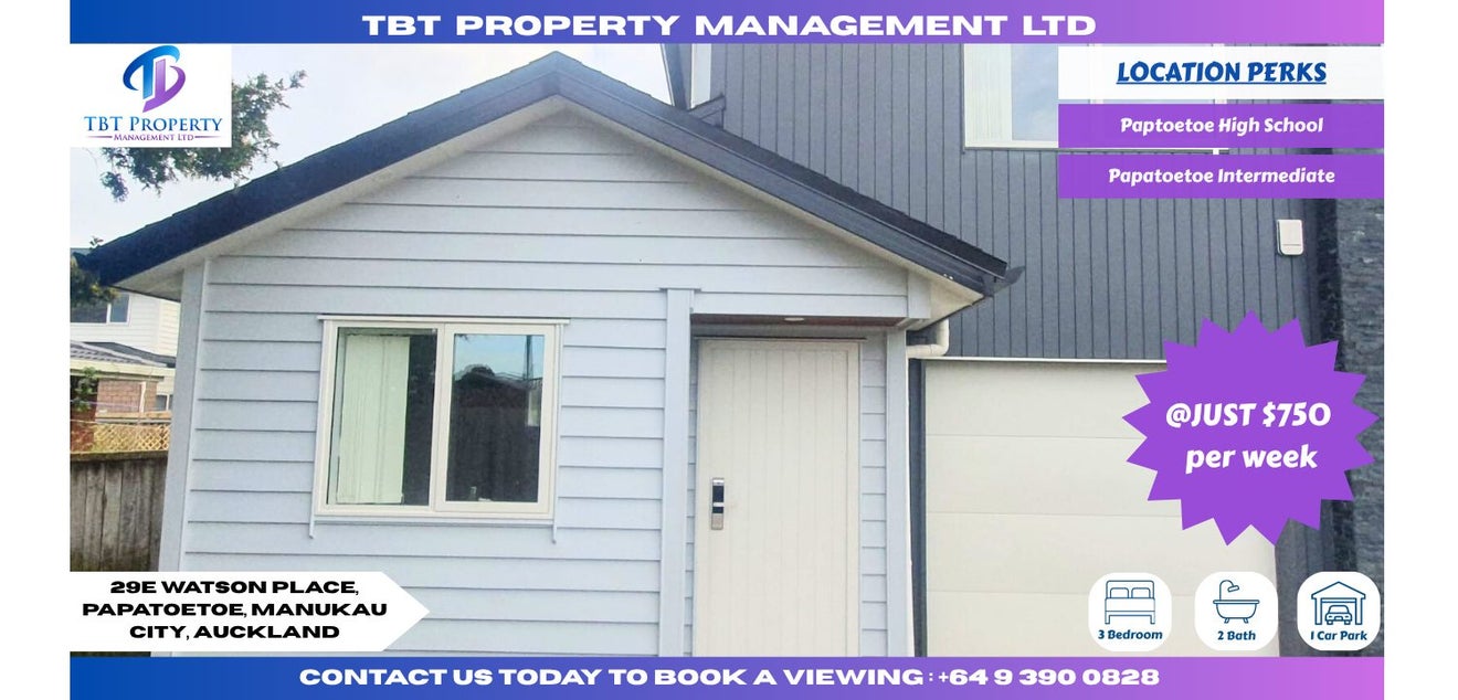29E Watson Place, Papatoetoe, Auckland - Carousel 1