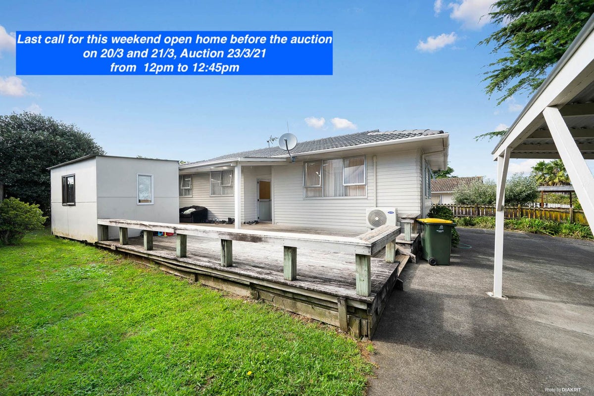 6 Dissmeyer Drive, Clover Park, Auckland - Carousel 1