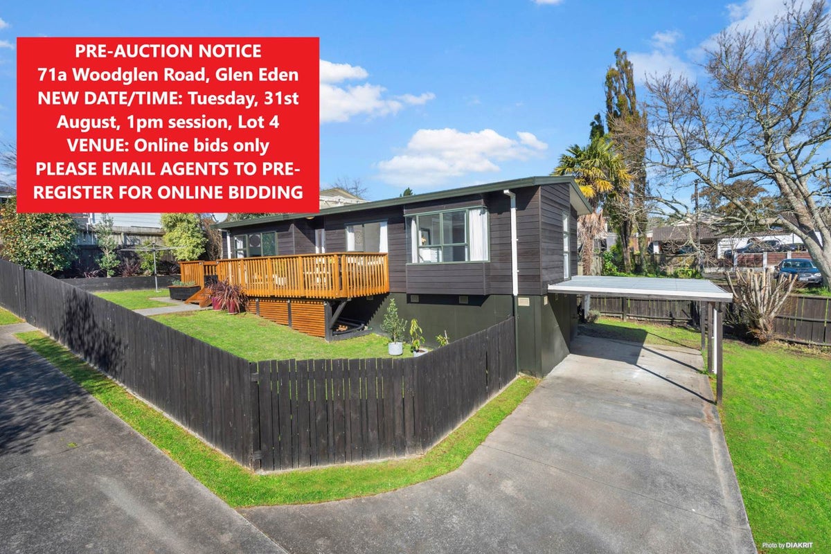 71A Woodglen Road, Glen Eden, Auckland - Carousel 1