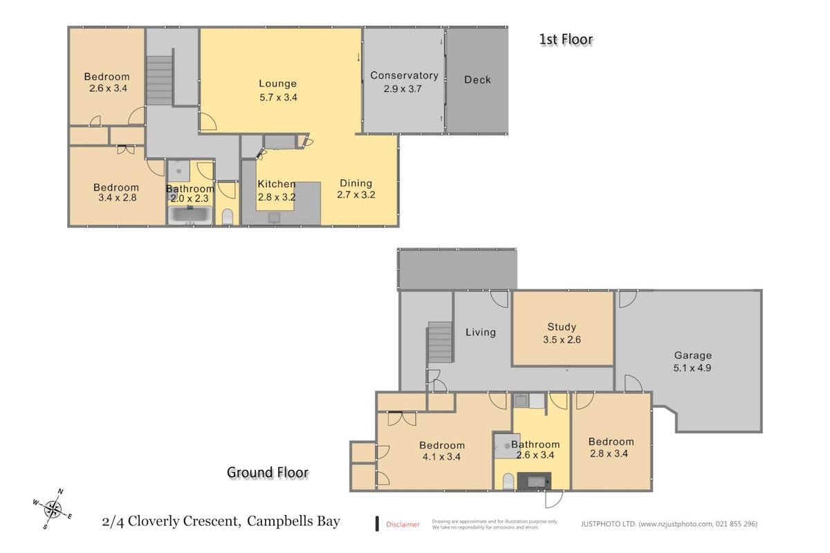 2/4 Cloverly Crescent, Campbells Bay, Auckland - Carousel 28